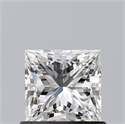 Natural Diamond 0.72 Carats, Princess with  Cut, G Color, VVS2 Clarity and Certified by GIA