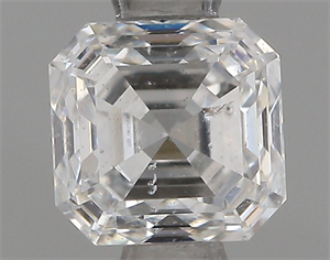 Picture of Natural Diamond 0.71 Carats, Asscher with  Cut, E Color, SI2 Clarity and Certified by IGI