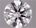 Lab Grown Diamond 1.10 Carats, Round with Ideal Cut, D Color, VS2 Clarity and Certified by IGI