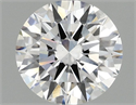 Lab Grown Diamond 1.47 Carats, Round with Ideal Cut, D Color, VS2 Clarity and Certified by IGI