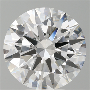 Picture of Lab Grown Diamond 6.01 Carats, Round with Ideal Cut, E Color, VVS2 Clarity and Certified by IGI