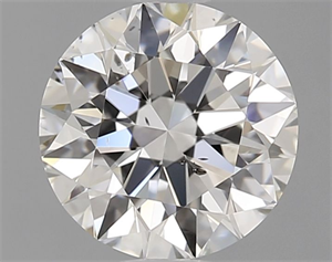 Foto Diamante Natural 0.86 quilates, Redondo , Color H, claridad SI1 y certificado GIA de