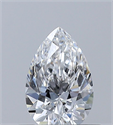 Diamante Natural 0.43 quilates, De pera , Color D, claridad VVS2 y certificado GIA