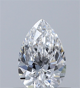 Foto Diamante Natural 0.43 quilates, De pera , Color D, claridad VVS2 y certificado GIA de