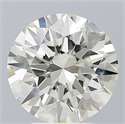 Diamante Natural 3.50 quilates, Redondo , Color N, claridad VS2 y certificado GIA