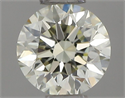 Diamante Natural 0.40 quilates, Redondo , Color M, claridad VVS1 y certificado IGI