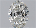 Natural Diamond 0.70 Carats, Oval with  Cut, G Color, VVS1 Clarity and Certified by GIA