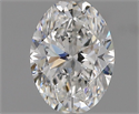 Natural Diamond 1.01 Carats, Oval with  Cut, E Color, SI1 Clarity and Certified by GIA