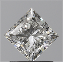 Diamante Natural 0.90 quilates, Princesa , Color K, claridad VS2 y certificado GIA