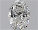 Diamante Natural 0.60 quilates, Ovalado , Color F, claridad VS1 y certificado GIA