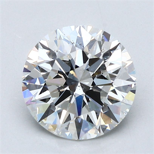 Foto Diamante Natural 2.34 quilates, Redondo , Color H, claridad SI1 y certificado GIA de