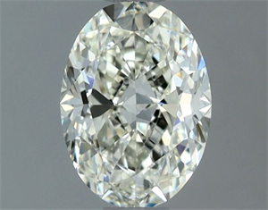 Picture of Natural Diamond 0.70 Carats, Oval with  Cut, J Color, IF Clarity and Certified by IGI