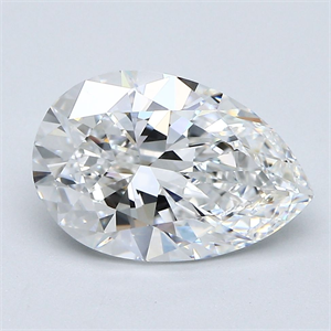 Foto Diamante Natural 3.04 quilates, De pera , Color E, claridad VS1 y certificado GIA de