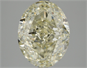 Diamante Natural 5.02 quilates, Ovalado , Color L, claridad VS1 y certificado HRD