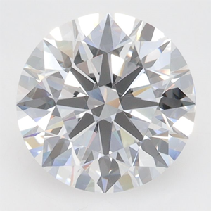 Picture of Lab Grown Diamond 2.64 Carats, Round with Excellent Cut, D Color, VVS2 Clarity and Certified by GIA