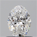 Natural Diamond 0.51 Carats, Oval with  Cut, D Color, VS2 Clarity and Certified by GIA