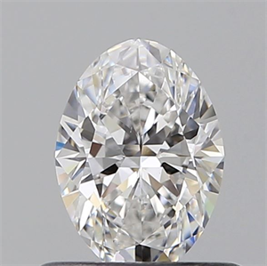 Picture of Natural Diamond 0.51 Carats, Oval with  Cut, D Color, VS2 Clarity and Certified by GIA