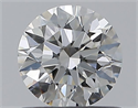 Natural Diamond 0.73 Carats, Round with Excellent Cut, G Color, VS1 Clarity and Certified by GIA