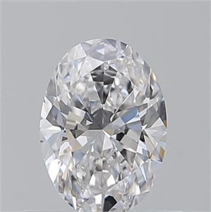 Picture of Natural Diamond 0.58 Carats, Oval with  Cut, E Color, VS2 Clarity and Certified by GIA