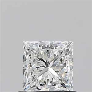 Picture of Natural Diamond 0.74 Carats, Princess with  Cut, G Color, VVS1 Clarity and Certified by GIA