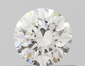 Foto Diamante Natural 0.50 quilates, Redondo , Color G, claridad VVS1 y certificado IGI de