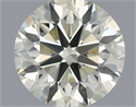 Natural Diamond 0.71 Carats, Round with Very Good Cut, N Color, VVS2 Clarity and Certified by IGI