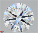 Lab Grown Diamond 4.31 Carats, Round with Excellent Cut, D Color, IF Clarity and Certified by IGI