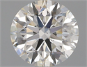 Natural Diamond 0.70 Carats, Round with Excellent Cut, G Color, VS2 Clarity and Certified by GIA
