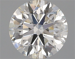 Picture of Natural Diamond 0.70 Carats, Round with Excellent Cut, G Color, VS2 Clarity and Certified by GIA