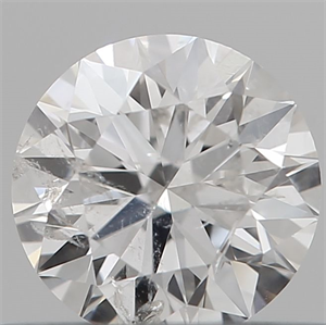 Picture of Natural Diamond 0.40 Carats, Round with Excellent Cut, E Color, I1 Clarity and Certified by IGI
