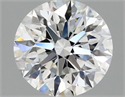 Del inventario de diamantes de laboratorio, 2.06 quilates, Redondo , Color D, claridad VVS2 y certificado IGI