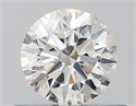 Diamante Natural 0.50 quilates, Redondo , Color F, claridad VVS1 y certificado GIA