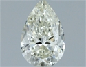 Natural Diamond 0.90 Carats, Pear with  Cut, J Color, IF Clarity and Certified by IGI
