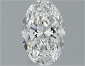 Natural Diamond 1.00 Carats, Oval with  Cut, F Color, VS1 Clarity and Certified by GIA