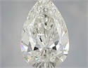Diamante Natural 0.44 quilates, De pera , Color H, claridad VS1 y certificado IGI