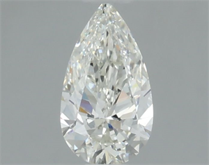 Picture of Natural Diamond 0.37 Carats, Pear with  Cut, I Color, VVS1 Clarity and Certified by GIA