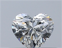 Natural Diamond 0.31 Carats, Heart with  Cut, H Color, VS1 Clarity and Certified by GIA