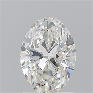 Picture of Natural Diamond 1.50 Carats, Oval with  Cut, I Color, VS2 Clarity and Certified by GIA
