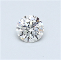 Diamante Natural 0.43 quilates, Redondo , Color E, claridad I1 y certificado GIA