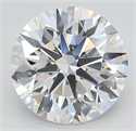 Lab Grown Diamond 6.53 Carats, Round with Ideal Cut, D Color, VVS1 Clarity and Certified by IGI