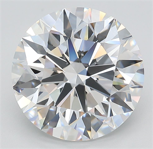 Picture of Lab Grown Diamond 6.53 Carats, Round with Ideal Cut, D Color, VVS1 Clarity and Certified by IGI