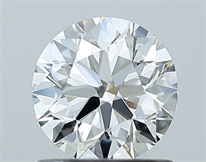 Picture of Natural Diamond 0.90 Carats, Round with Excellent Cut, H Color, VS2 Clarity and Certified by GIA