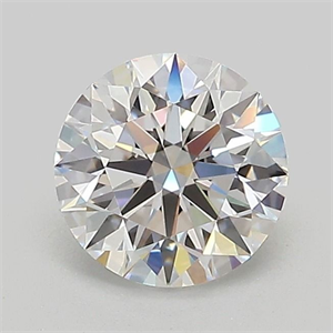 Picture of Lab Grown Diamond 1.03 Carats, Round with Ideal Cut, D Color, VS1 Clarity and Certified by IGI