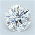 Lab Grown Diamond 2.56 Carats, Round with Ideal Cut, D Color, VS1 Clarity and Certified by IGI