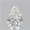 Natural Diamond 1.07 Carats, Pear with  Cut, I Color, VVS2 Clarity and Certified by GIA
