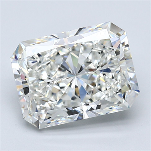 Foto Diamante Natural 5.02 quilates, Radiante , Color H, claridad VS2 y certificado GIA de