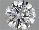 Del inventario de diamantes de laboratorio, 2.48 quilates, Redondo , Color E, claridad VS1 y certificado GIA