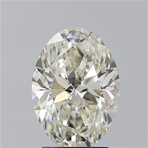 Picture of Natural Diamond 2.02 Carats, Oval with  Cut, J Color, VS1 Clarity and Certified by IGI