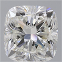 Diamante Natural 5.01 quilates, Del cojín , Color H, claridad VS2 y certificado GIA
