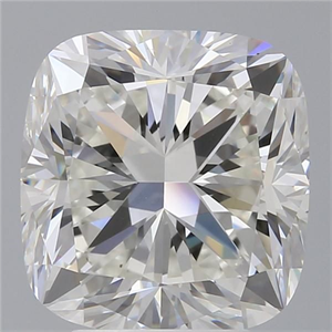 Foto Diamante Natural 5.01 quilates, Del cojín , Color H, claridad VS2 y certificado GIA de